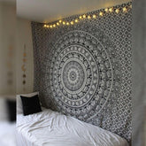 Black Elephant Mandala Wall Hangings My Wall Clock